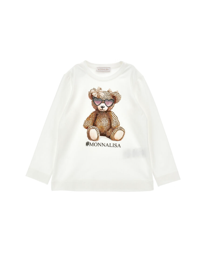 T-shirt Teddy<BR/> 19F616 6003 0001 MONNALISA 