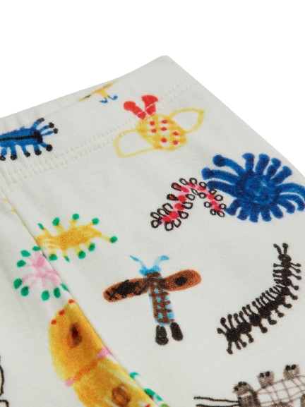 Leggings con stampa 124AB049 MULTICOLORE BOBO CHOSES 