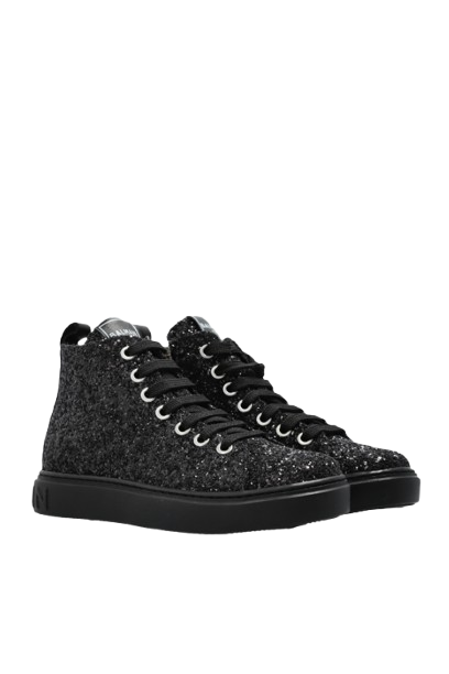 Balmain Kids Nero Scarpe Sportive sopra la caviglia BX0A16 Z3336 930AG BALMAIN 