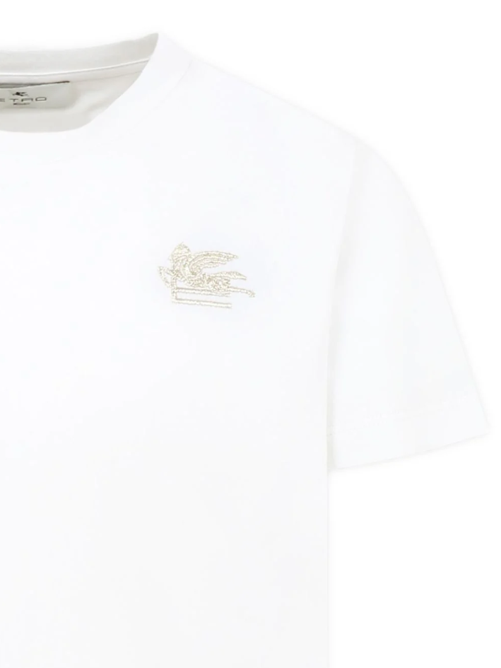 T-shirt con ricamo Pegaso