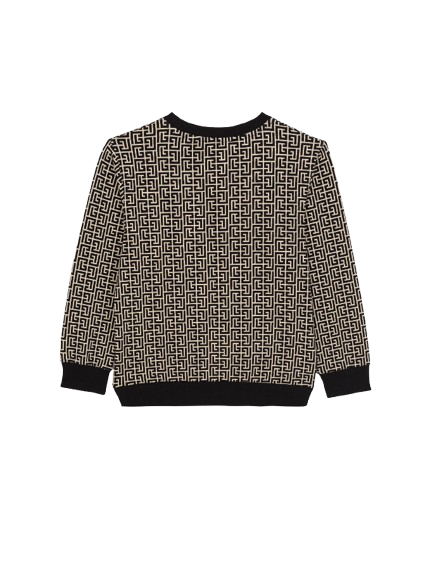 Felpa per bambini BW4Q40 Z2411 106NE BALMAIN 