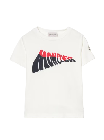 T-shirt bianca con logo