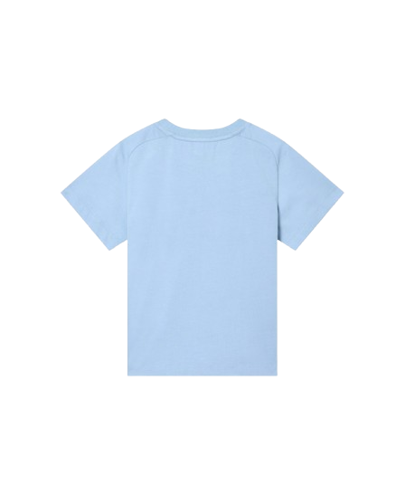 T-shirt in jersey pesante con ricamo del logo EB000940 AF21820 U9360 ARMANI JUNIOR 