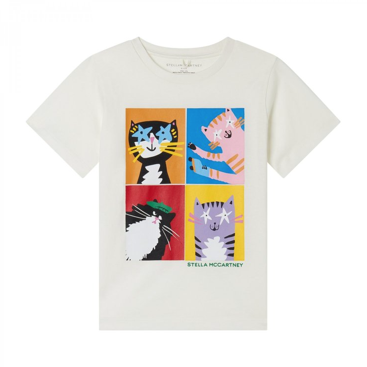 T-shirt bianca con stampa