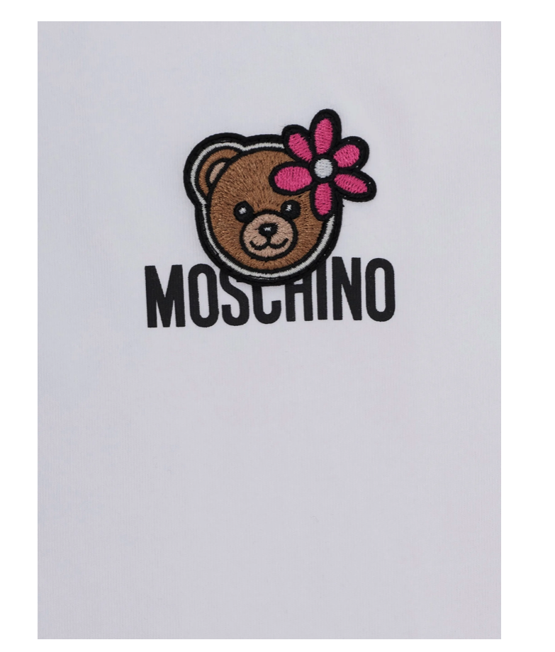 T-shirt per bambine HAM03P LAA02 10101 MOSCHINO 