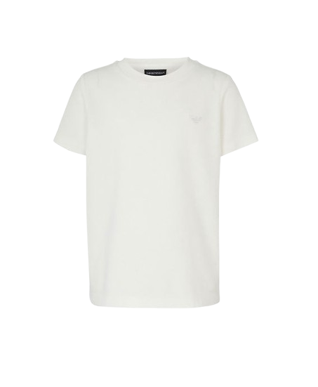 T-shirt con logo ricamato per bambino EB000166 AF13249 U0003 ARMANI JUNIOR 
