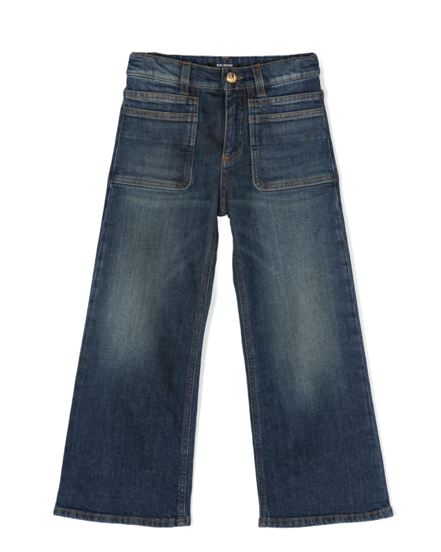 Jeans dritti a vita media