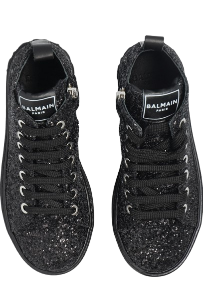 Balmain Kids Nero Scarpe Sportive sopra la caviglia BX0A16 Z3336 930AG BALMAIN 