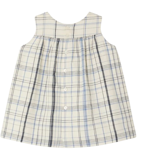 Abito Clothi a quadri con smock S06XDRW00011 315 BONPOINT 