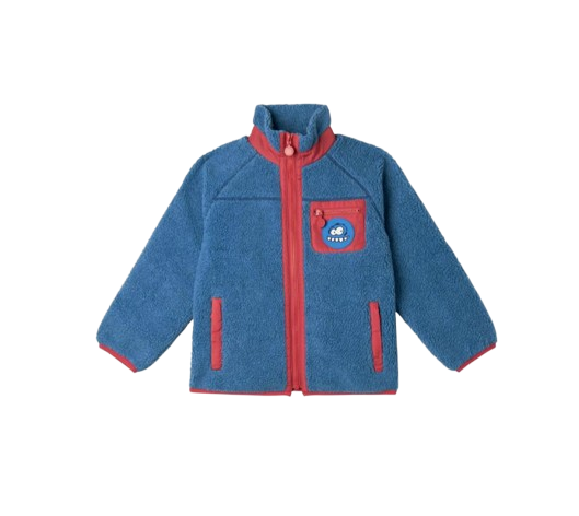 Ecopelliccia blu per bambino con Yeti TX2P87 Z0506 606 STELLA McCARTNEY 