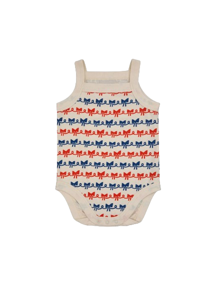 Tutina con stampa Fiocco all-over