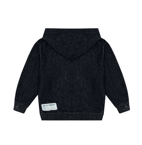 Giacca denim con stampa