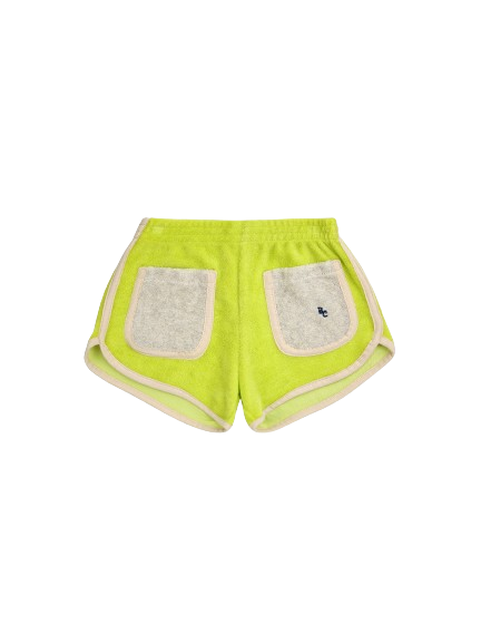 Shorts in spugna verde 124AC065 MULTICOLORE BOBO CHOSES 