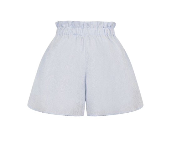 Shorts con paisley jacquard