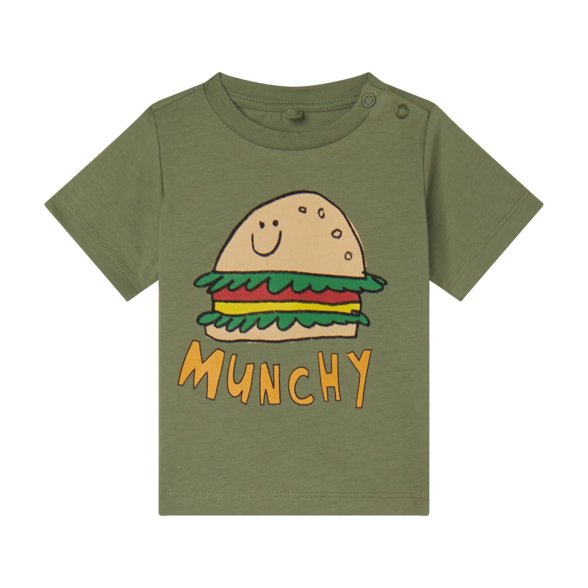 T-shirt neonato con stampa grafica