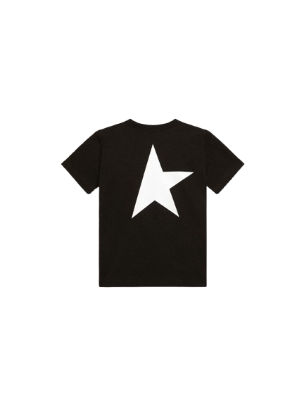 T-shirt nera con logo