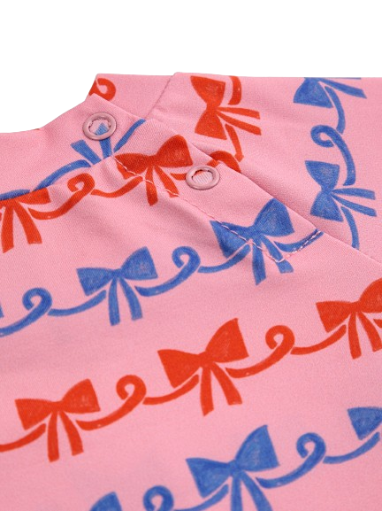 T-shirt costume da bagn con stampa