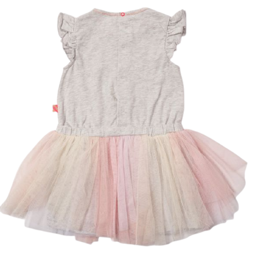 Abito neonata con tulle multicolore