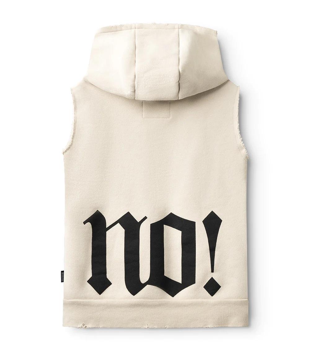 felpa Gilet con zip NU3967 NATURAL NUNUNU 