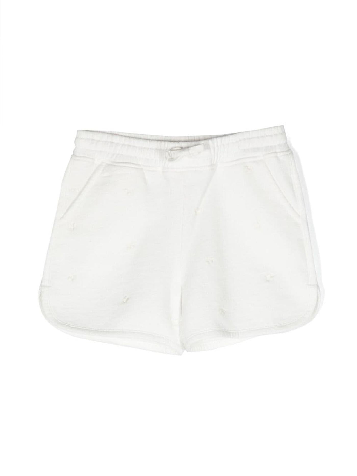 Shorts con ricamo
