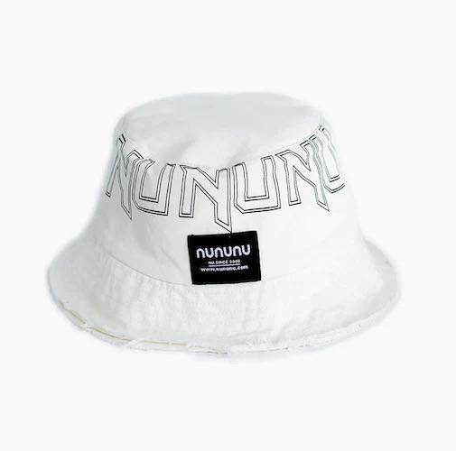Cappello bucket con applicazioni NU3841 WHITE NUNUNU 