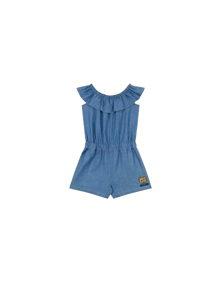 Salopette in Denim Bambina