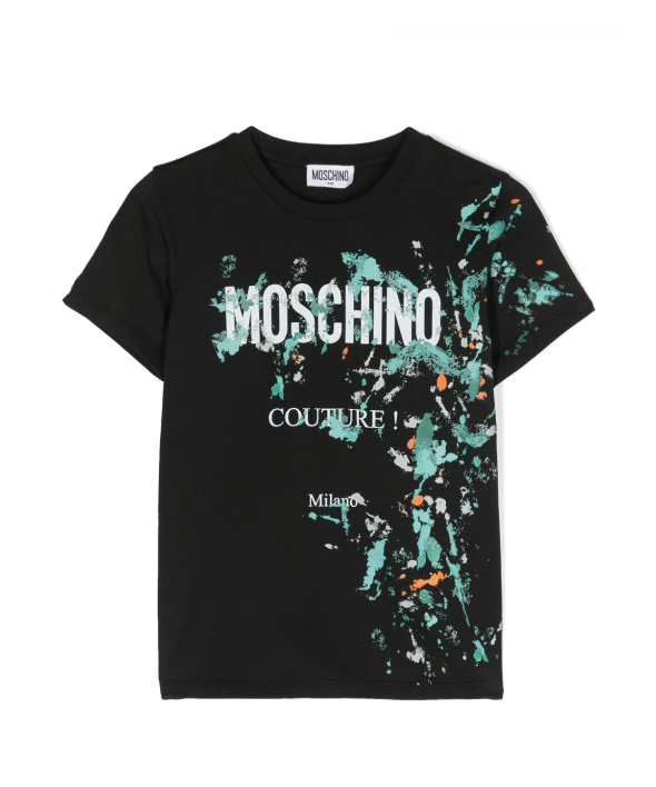 T-shirt nera bambino