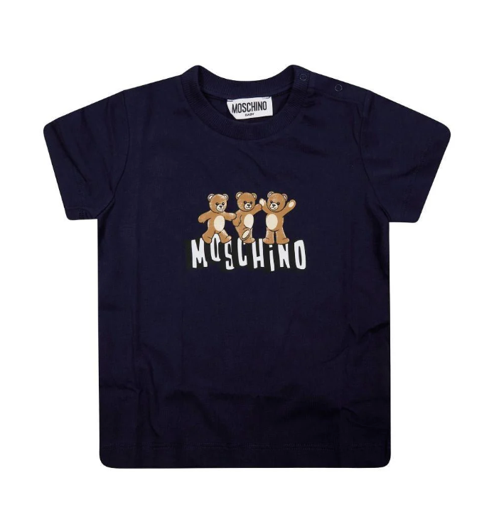 T-shirt per neonati MUM04K LAA17 40016 MOSCHINO 