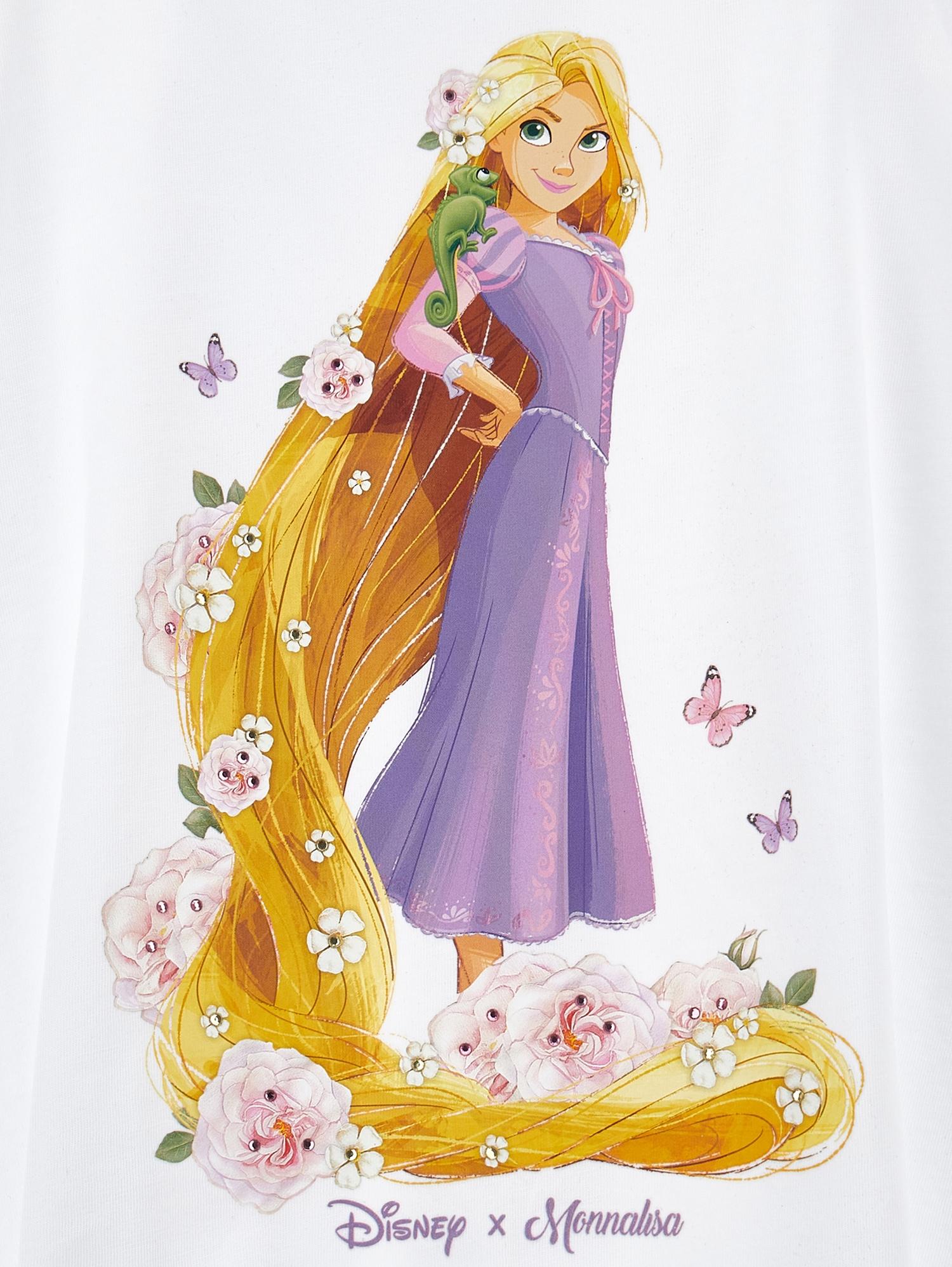 Maxi t-shirt smanicata Rapunzel