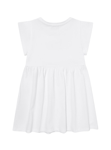 Abito in piquet di cotone HDV0HQ LFA06 10101 MOSCHINO 