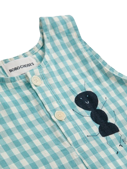 Tutina in tessuto vichy 124AB091 MULTICOLORE BOBO CHOSES 