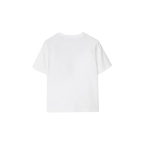 T-shirt con toppa check Burberry 8100457 A1464 BURBERRY 