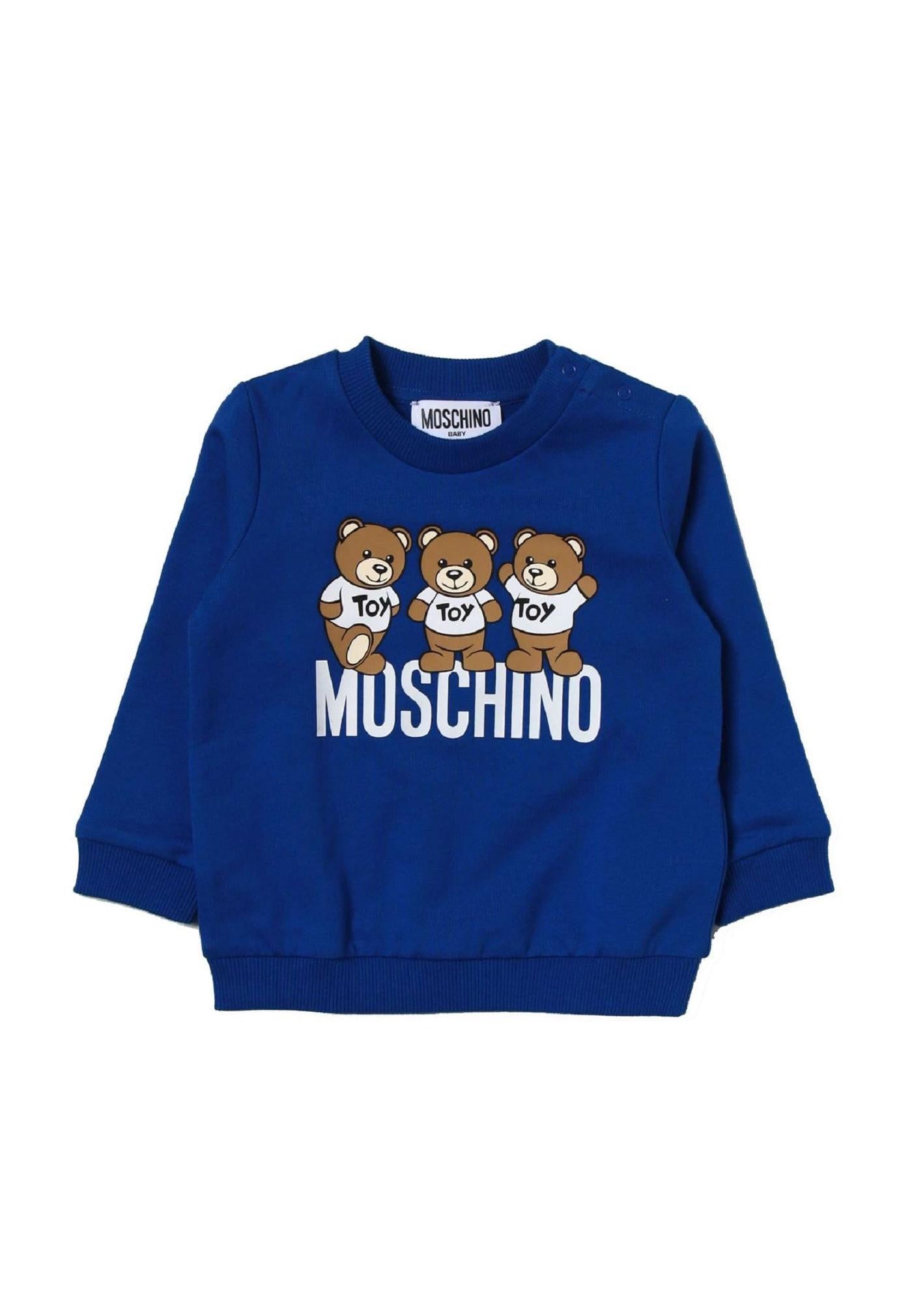 Felpa cpn stampa Teddy Bear MSF04Q LCA60 40457 MOSCHINO 
