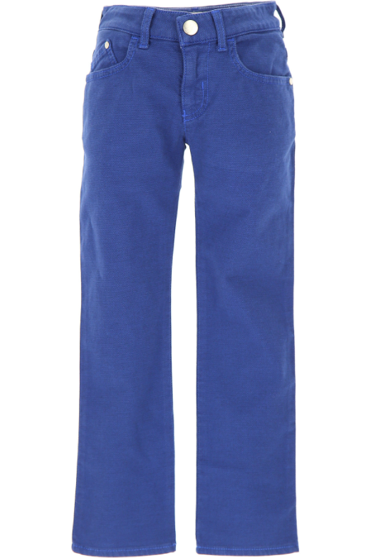 Pantaloni bambino blu royal 5 tasche 3Z4J15 4N28Z 2522 ARMANI JUNIOR 