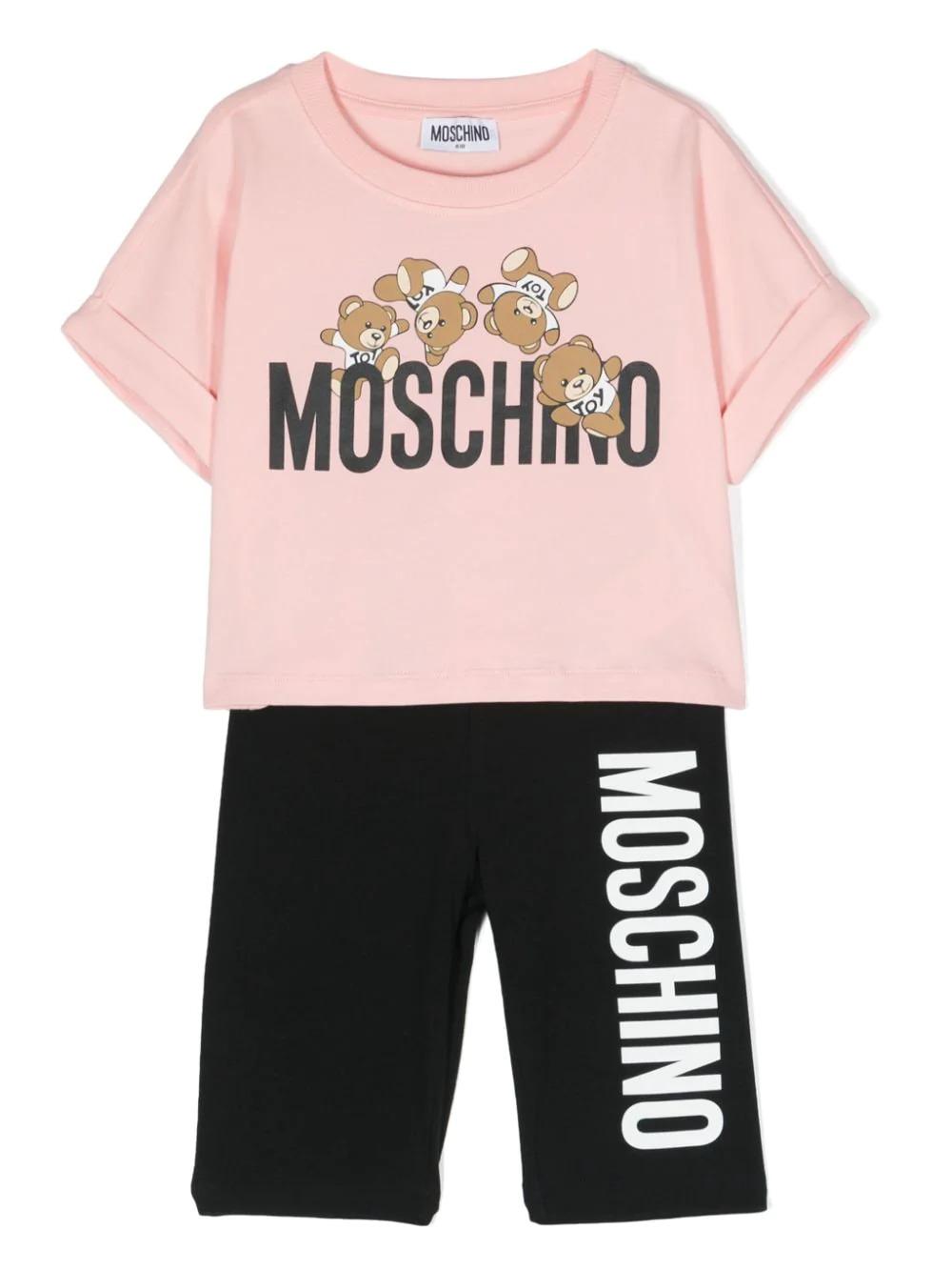 Completo bambina t-shirt e leggings corti