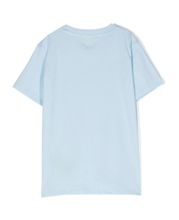T-shirt con stampa BU8P21 Z1751 684 BALMAIN 