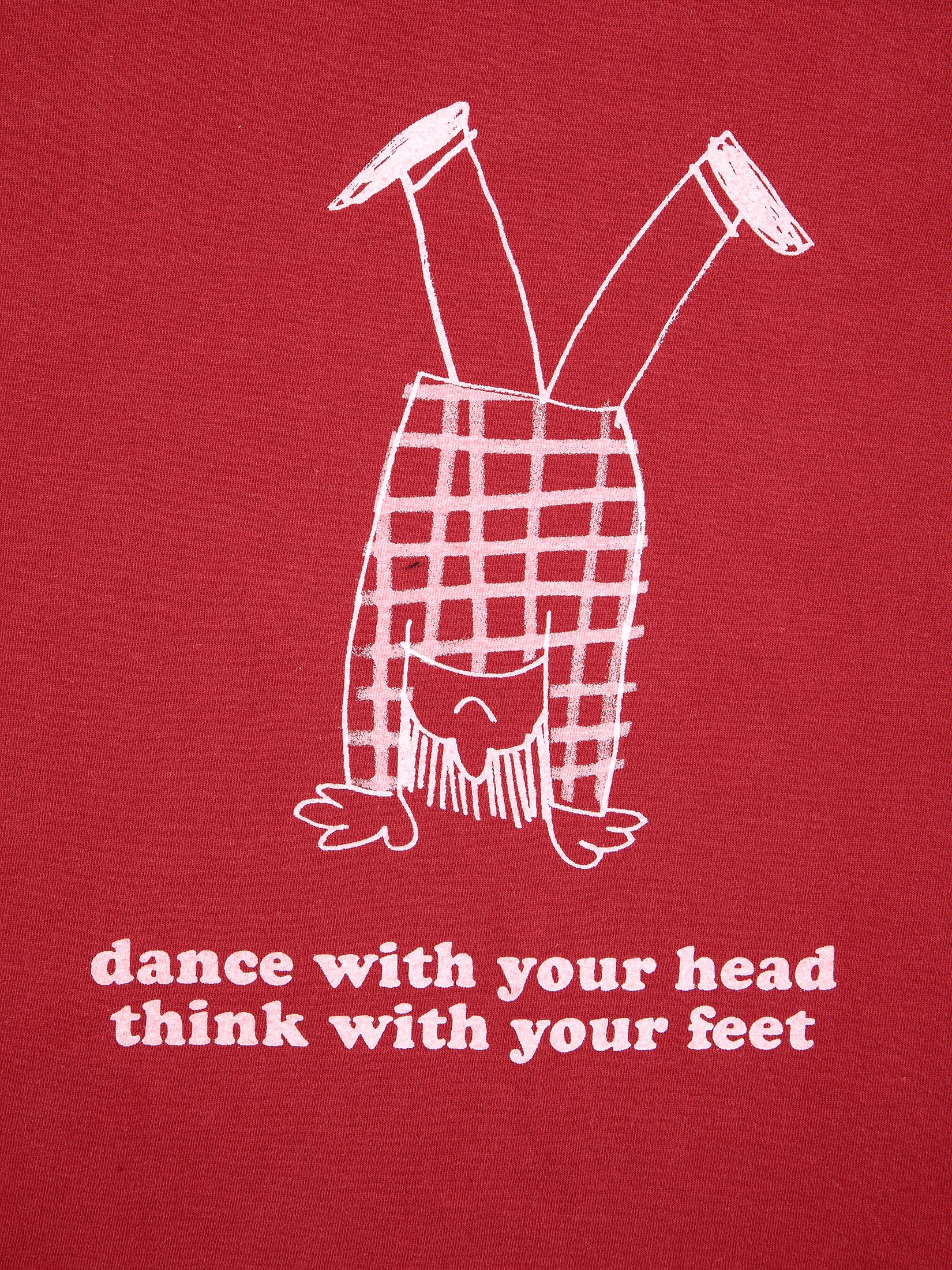 T-shirt con stampa grafica 223AC008 RED BOBO CHOSES 