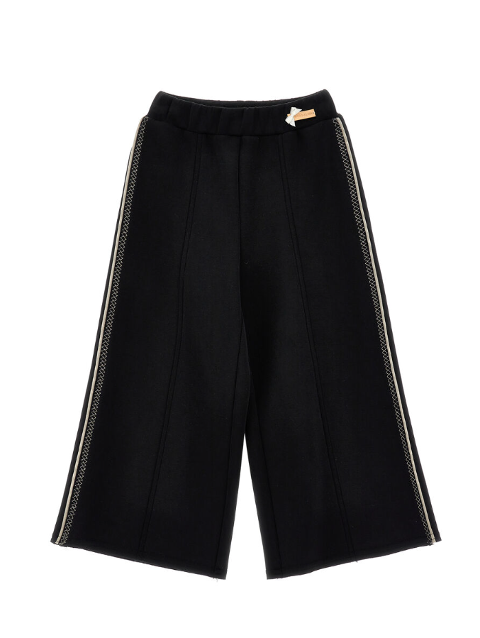 Pantaloni neoprene jacquard<BR/> 11F407 6209 0050 MONNALISA 