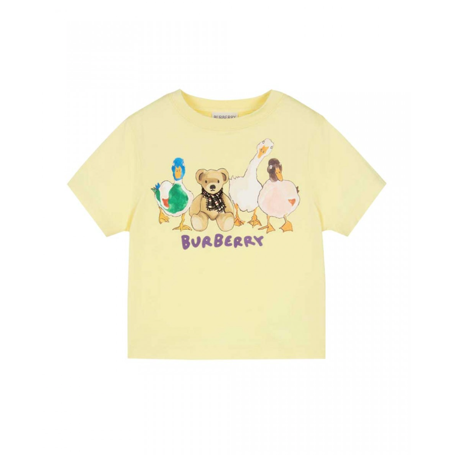 T-shirt gialla di Thomas Bear and Friends 8108573 B8639 BURBERRY 