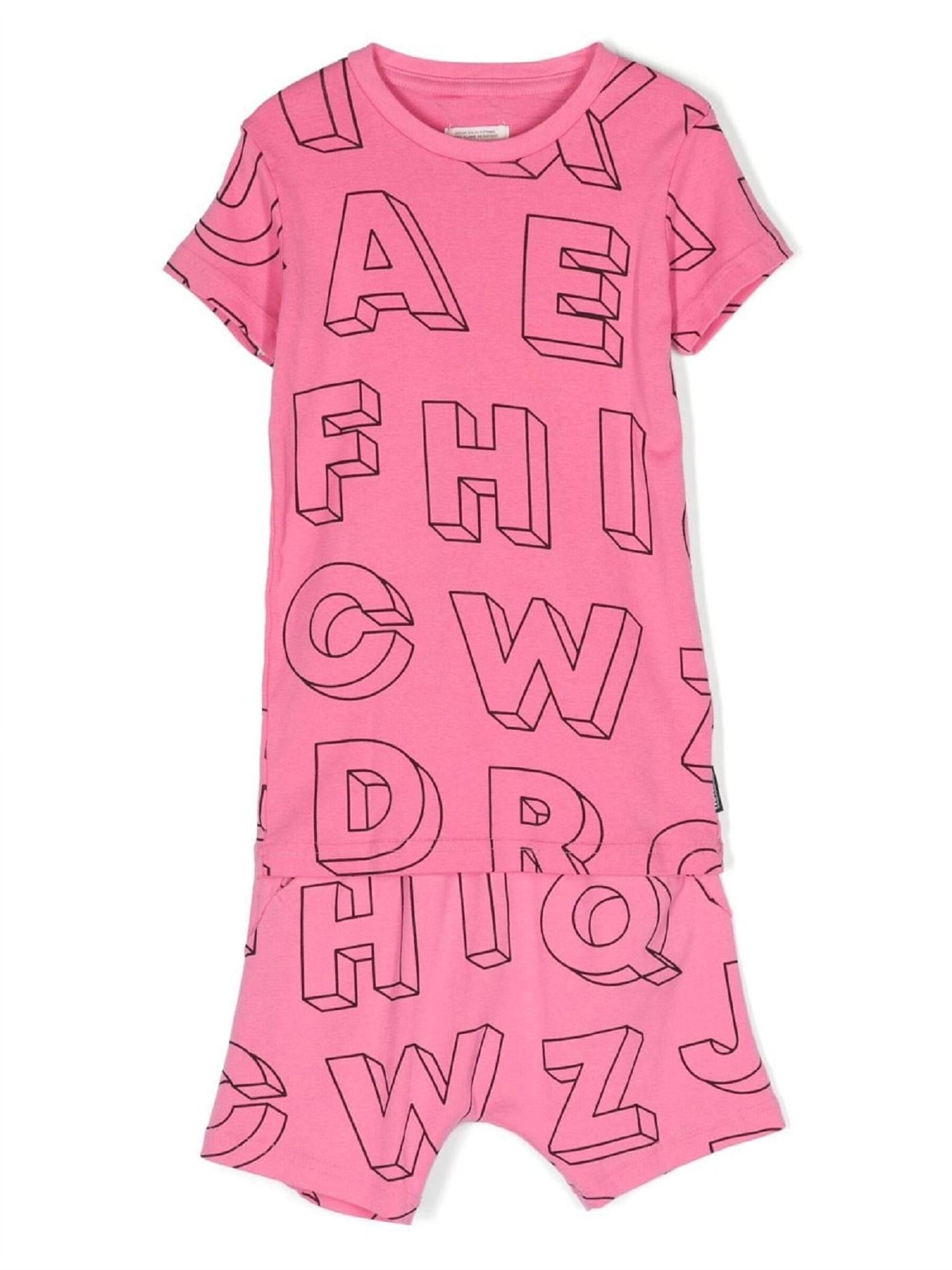 Tuta sportiva con stampa all-over NU3793 PINK NUNUNU 