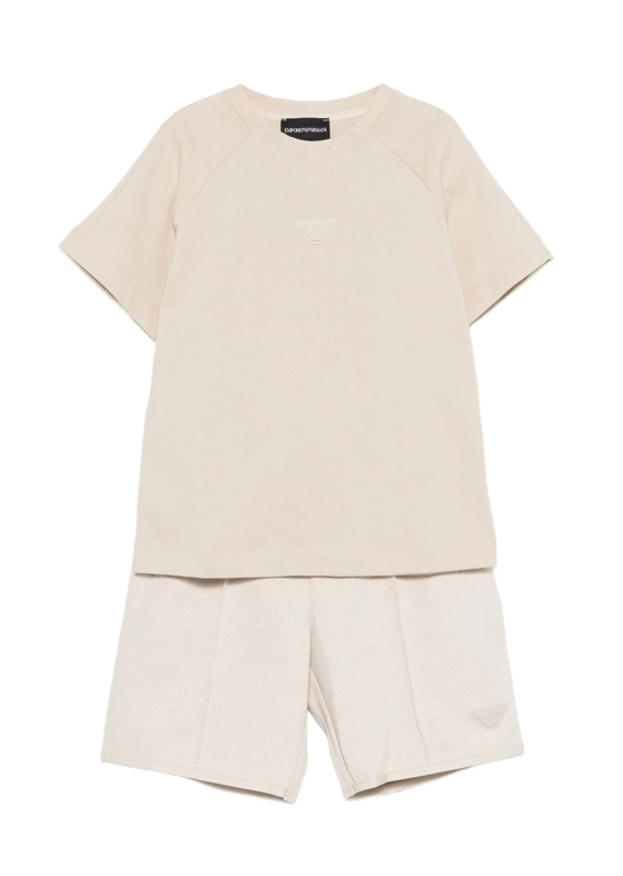 Completo T-shirt e bermuda in jersey EB001621 AF13715 M1399 ARMANI JUNIOR 