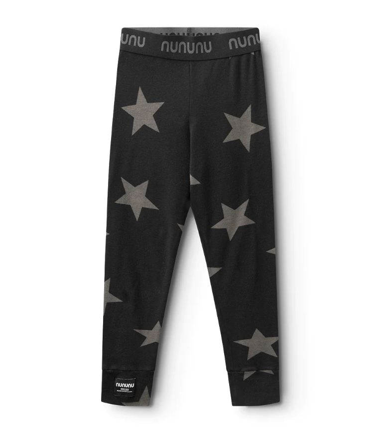 Leggings con stampa stelle NU3170 BLACK NUNUNU 