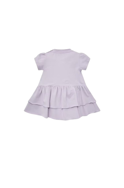 Abito in cotone con ruches L1951 8I00004 89AUM 509 MONCLER 