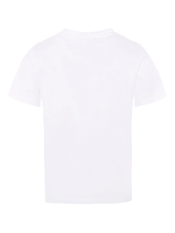 T-shirt con stampa per bambini BX8P01 Z3186 100NE BALMAIN 