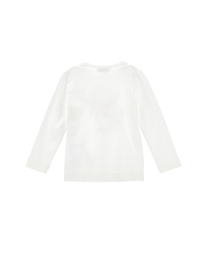 T-shirt orsetto strass jersey<BR/> 19F612 6003 0001 MONNALISA 