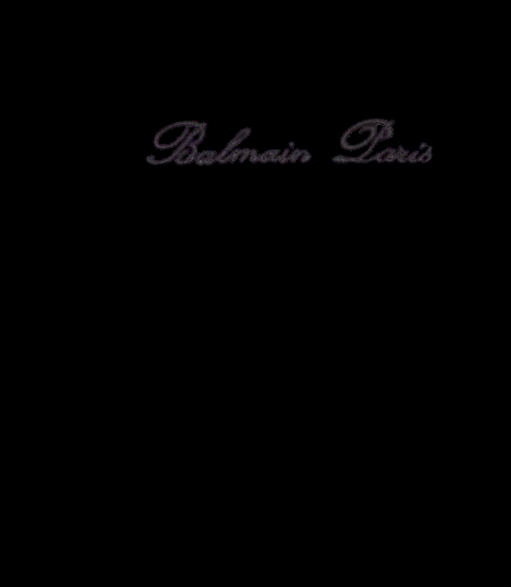 T-shirt a maniche corte Balmain iconica BV8P21 Z0116 100NE BALMAIN 