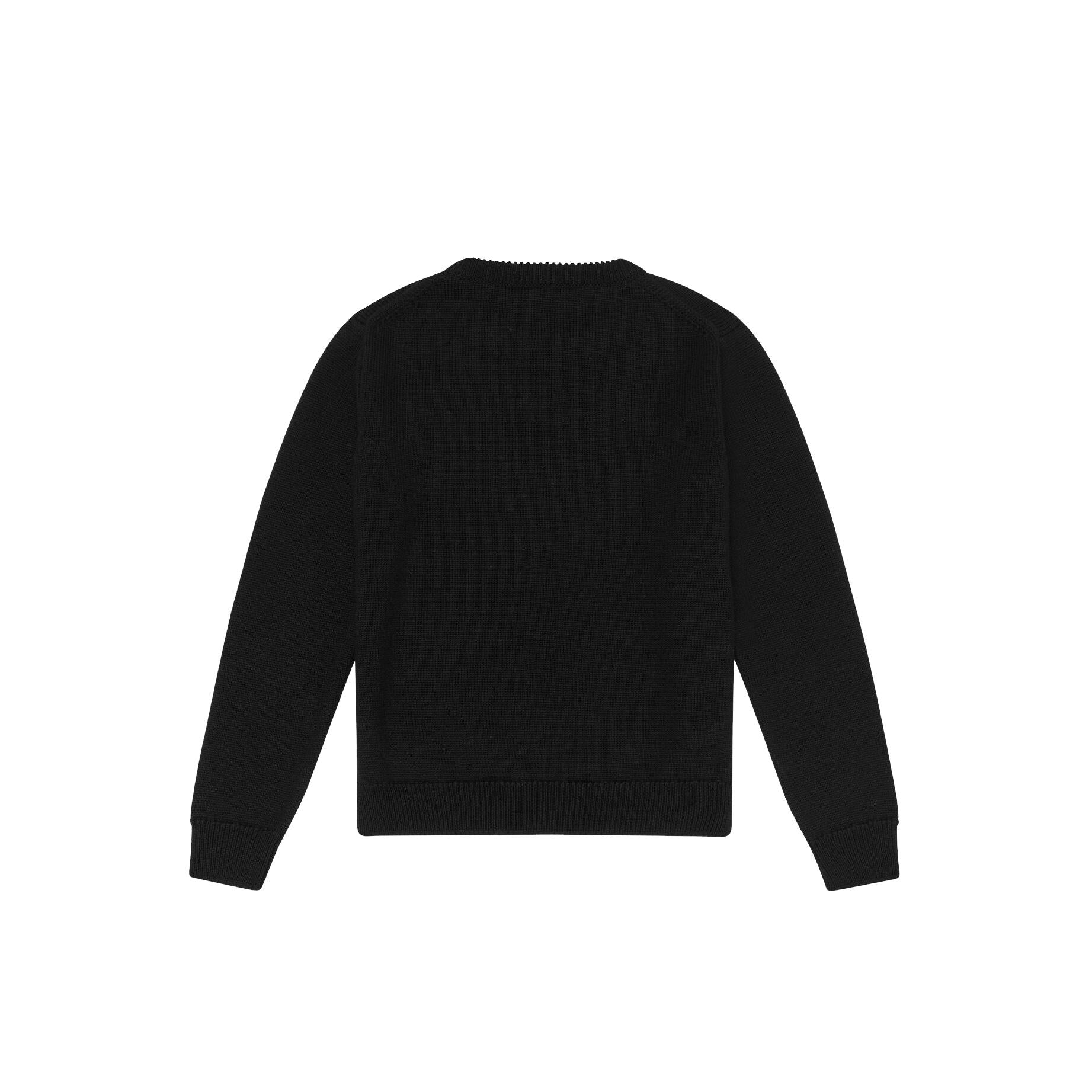 Maglione con logo ricamato