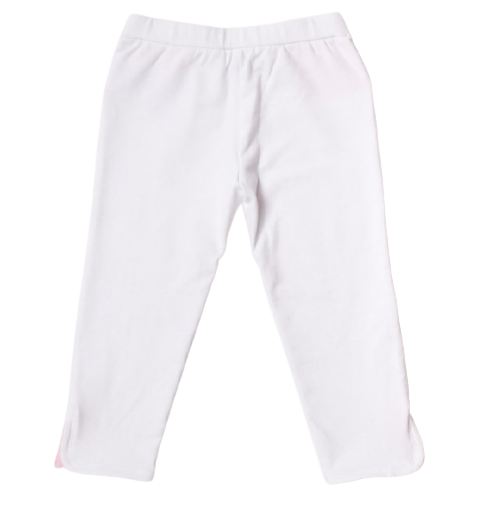 Leggings con tasche bianchi neonata 3JBJZ 1100 ARMANI JUNIOR 