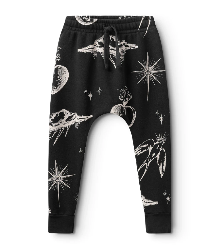 Pantaloni tuta larghi NU3969 BLACK NUNUNU 