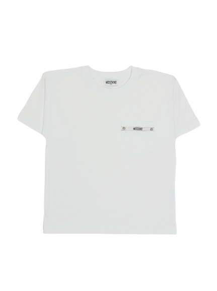 T-shirt per bambini HUM05M LAA01 10101 MOSCHINO 